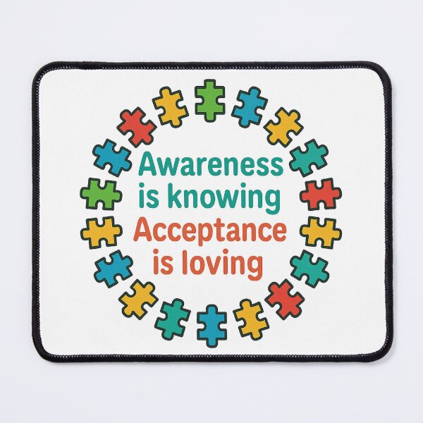 Item preview, Awareness and Acceptance Puzzle Circle Design designed and sold by paververisgroup.