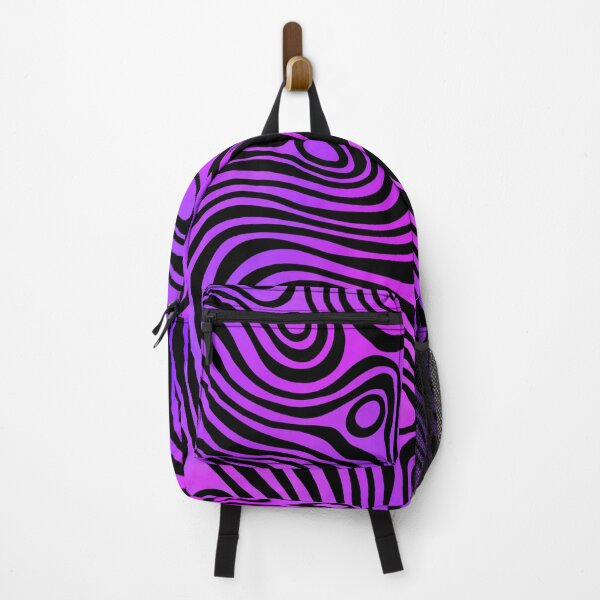 Item preview, Psychedelic Topographic Wave Pattern – Magenta & Purple designed and sold by The Nuni - Nuniverse.