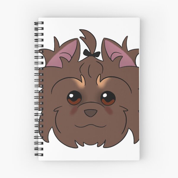 Item preview, Dark Brown Yorkie Light Brown Brows Tear Stains designed and sold by OliRoseArt.
