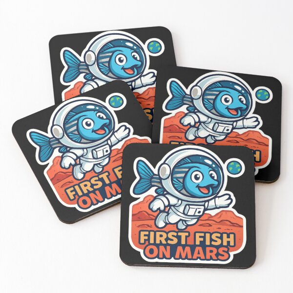 Item preview, Zebrafish - First fish on Mars designed and sold by DamioPolArt.