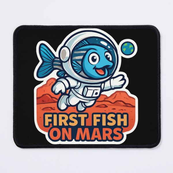 Item preview, Zebrafish - First fish on Mars designed and sold by DamioPolArt.