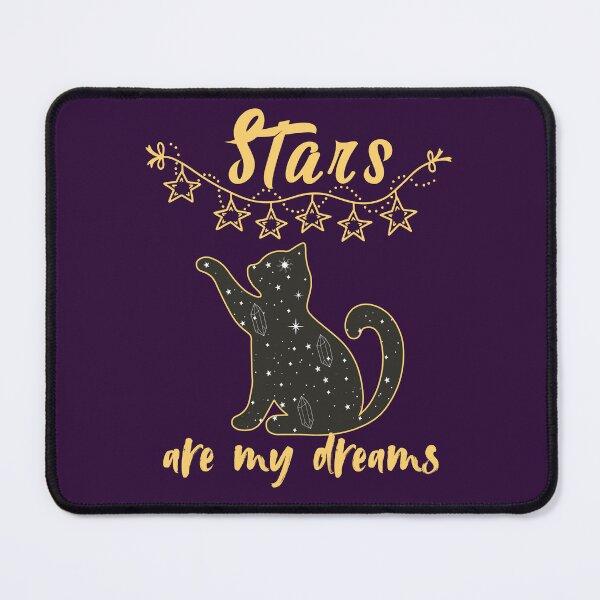 Item preview, Stars and cat dreams designed and sold by Silvernuit.