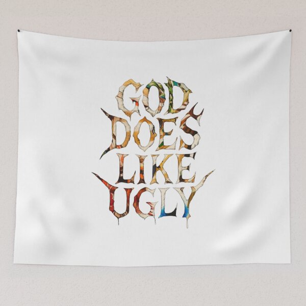 Item preview, God Does Like Ugly Rap Hip Hop Culture designed and sold by DaGraphixPlug.