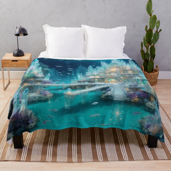 Item preview, Enchanted Crystal Palace Beneath the Sea designed and sold by MondeMade.
