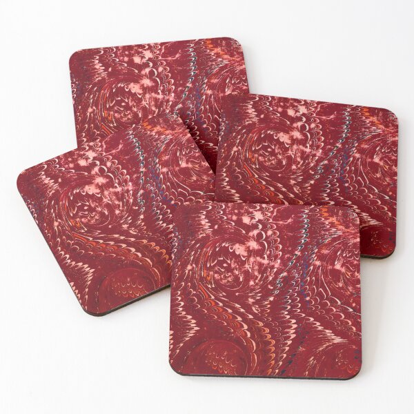 Item preview, Vintage Marbled Decorative Paper: Traditional Bookbinding Endpaper Design designed and sold by PinUpPizzazz.