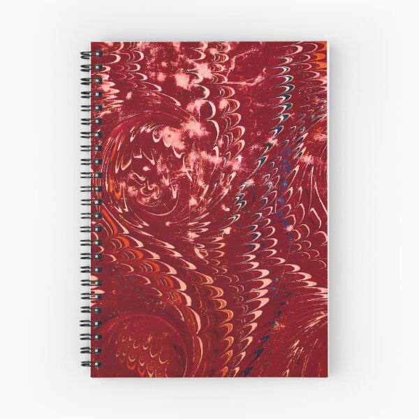 Item preview, Vintage Marbled Decorative Paper: Traditional Bookbinding Endpaper Design designed and sold by PinUpPizzazz.