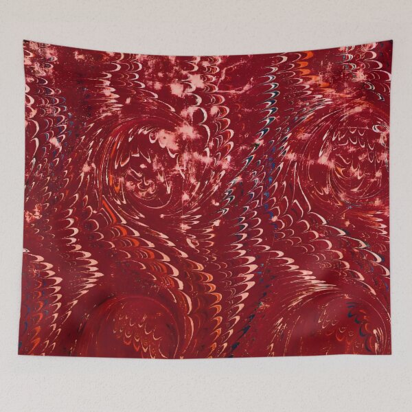 Item preview, Vintage Marbled Decorative Paper: Traditional Bookbinding Endpaper Design designed and sold by PinUpPizzazz.