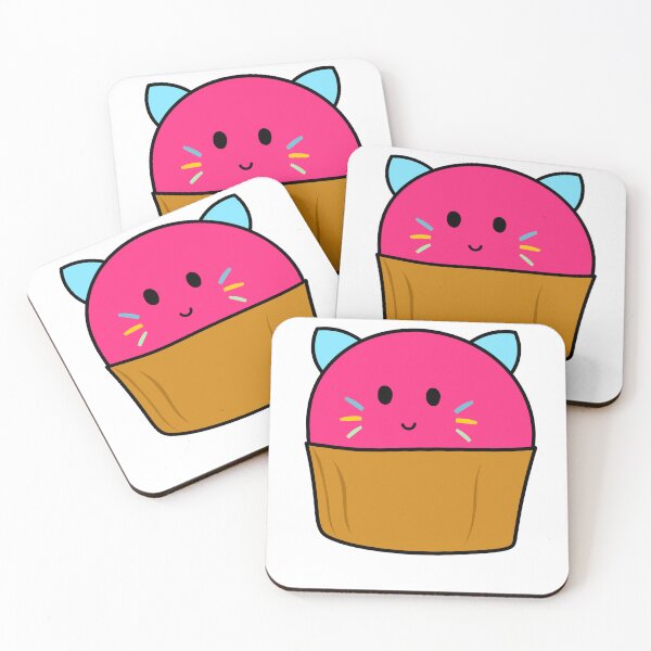 Item preview, Cute kitty cat cupcake designed and sold by DesignsByMadiha.