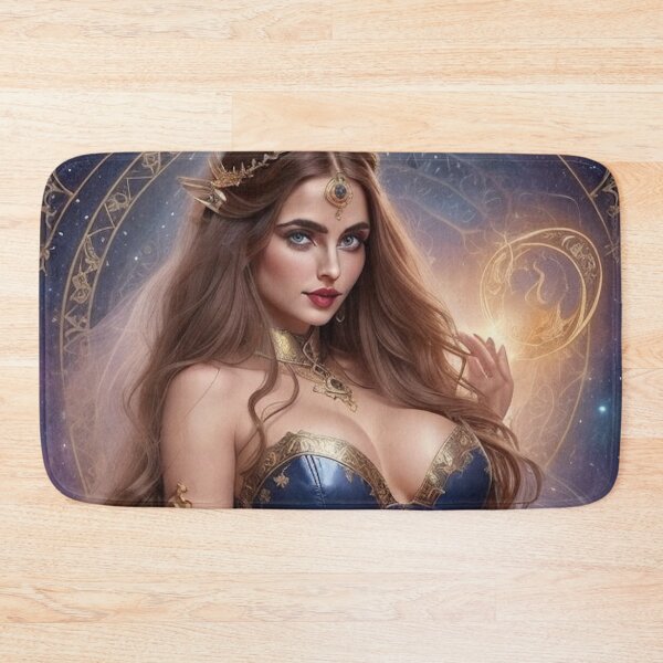 Item preview, Pisces Goddess of the Moonlit Sea – Astrology Fantasy Design designed and sold by MissSaylor.
