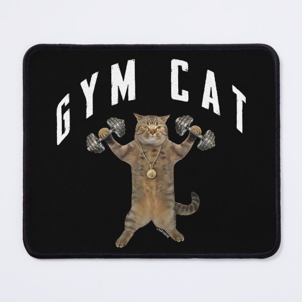 Item preview, Gym Cat designed and sold by SERTASTIC3D.