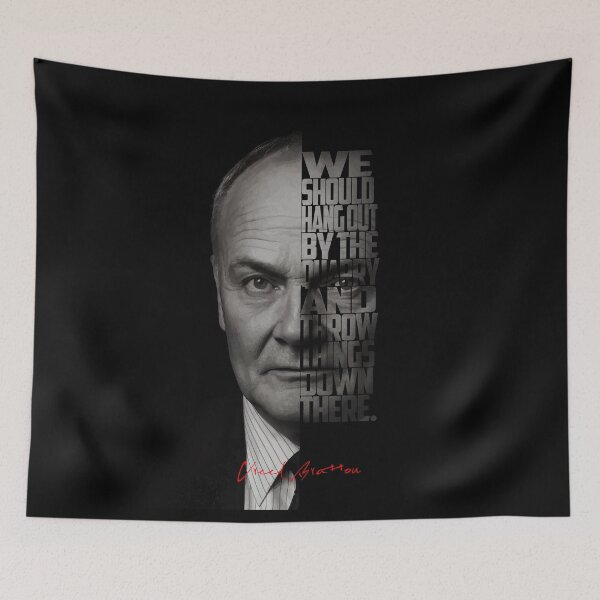 Item preview, Creed Bratton Quote – The Office Black and White Portrait designed and sold by Enea Kelo.