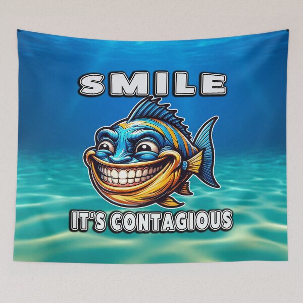 Item preview, Smile, It's Contagious designed and sold by Nomadic Spirit Studios.