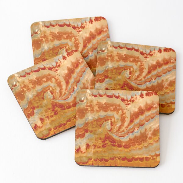 Item preview, Vintage Marbled Decorative Paper: Traditional Bookbinding Endpaper Design designed and sold by PinUpPizzazz.