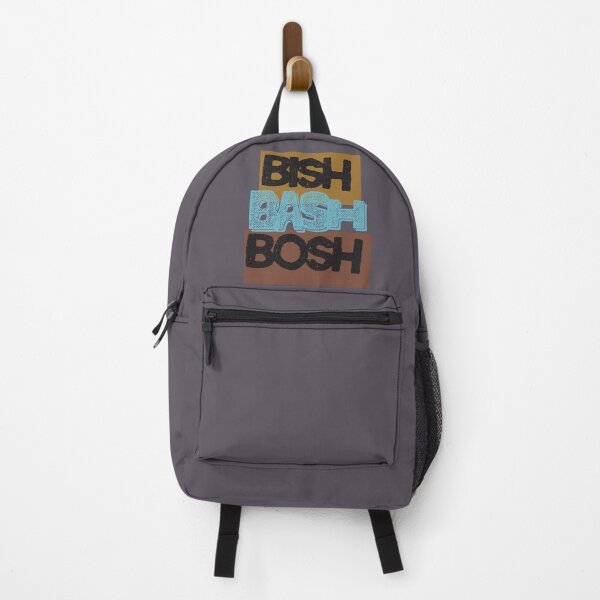 Item preview, Bish, Bash, Bosh, quirky, funky, text-based graphic with retro style designed and sold by KIRBYGRIP-PRESS.