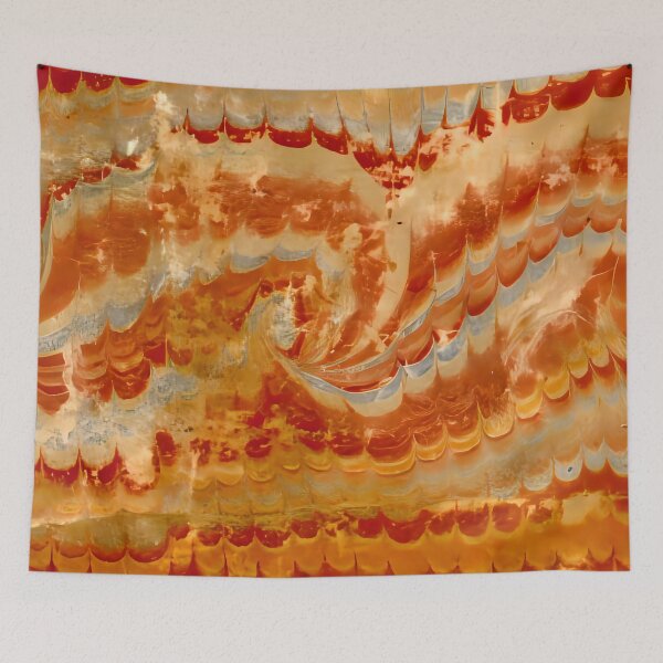Item preview, Vintage Marbled Decorative Paper: Traditional Bookbinding Endpaper Design designed and sold by PinUpPizzazz.