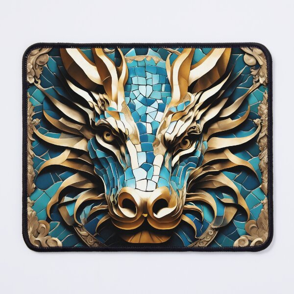 Item preview, Mosaic Dragon designed and sold by ChanceTwoArt.