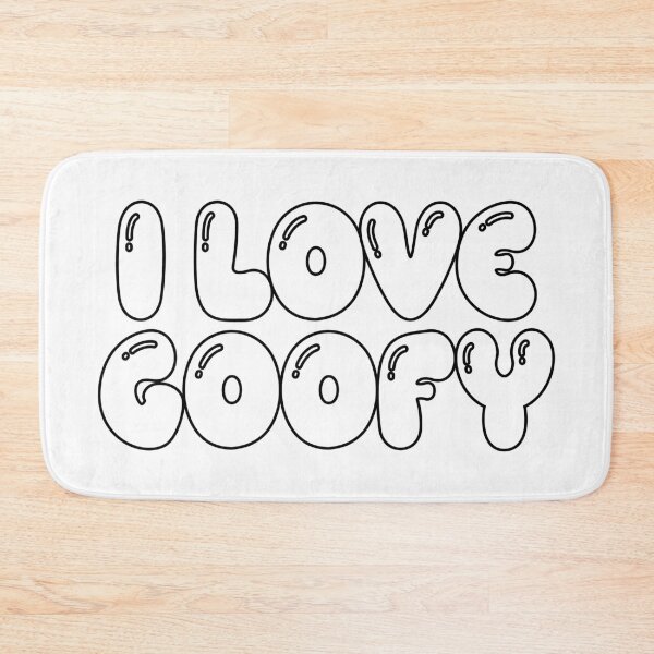 Item preview, i love goofy (white) designed and sold by Aesthetic Crew.