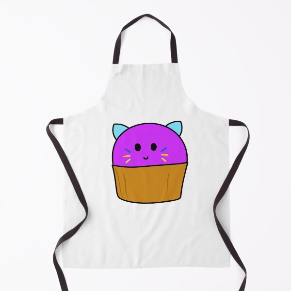 Item preview, Cute purple kitty cat cupcake designed and sold by DesignsByMadiha.
