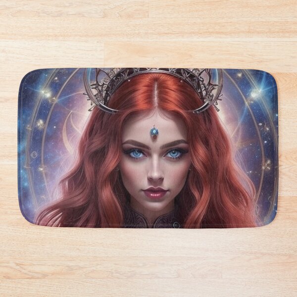 Item preview, Pisces Zodiac Queen – Mystical Water Goddess of the Stars designed and sold by MissSaylor.