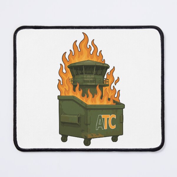 Item preview, ATC Dumpster Fire – Air Traffic Control Tower Edition designed and sold by ATC HERO.