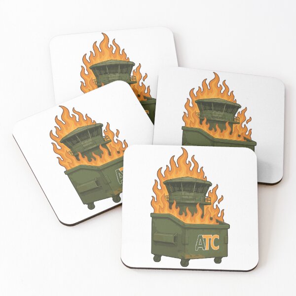 Item preview, ATC Dumpster Fire – Air Traffic Control Tower Edition designed and sold by ATC HERO.