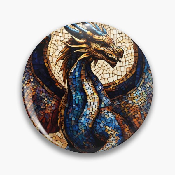 Item preview, Mosaic Dragon designed and sold by ChanceTwoArt.