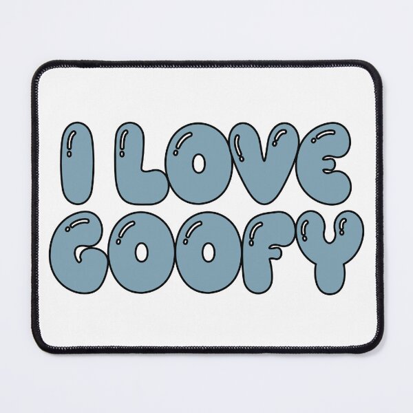Item preview, i love goofy (blue gray) designed and sold by Aesthetic Crew.
