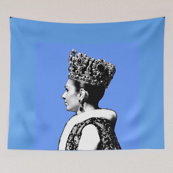 Item preview, ShahBanoo Farah Pahlavi Portrait  designed and sold by MahsaWatercolor.
