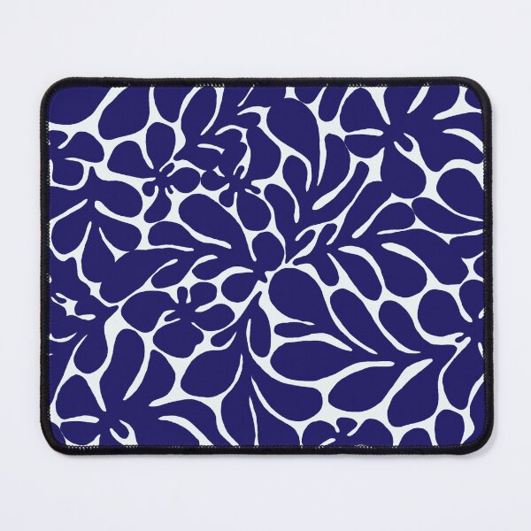 Item preview, Modern Abstract Floral | Matisse Inspired Blue and White Pattern designed and sold by DropRomance.