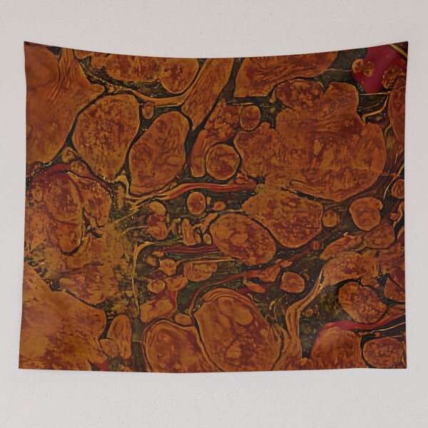 Item preview, Vintage Marbled Decorative Paper: Traditional Bookbinding Endpaper Design designed and sold by PinUpPizzazz.