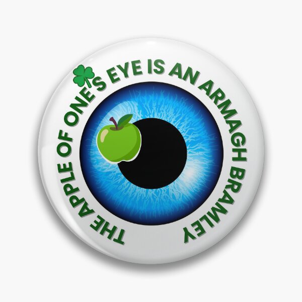 Item preview, The Apple of One's Eye is an Armagh Bramley Apple. designed and sold by MPC-Mince-Pies.