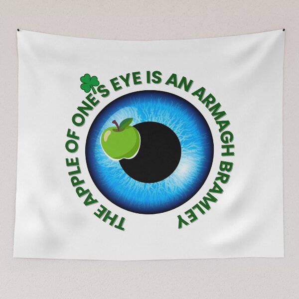 Item preview, The Apple of One's Eye is an Armagh Bramley Apple. designed and sold by MPC-Mince-Pies.