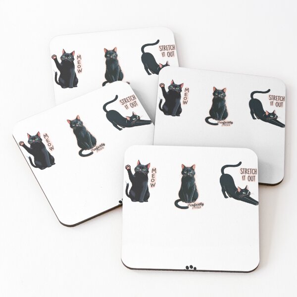 Item preview, The Many Moods of a Black Cat designed and sold by Ommash.