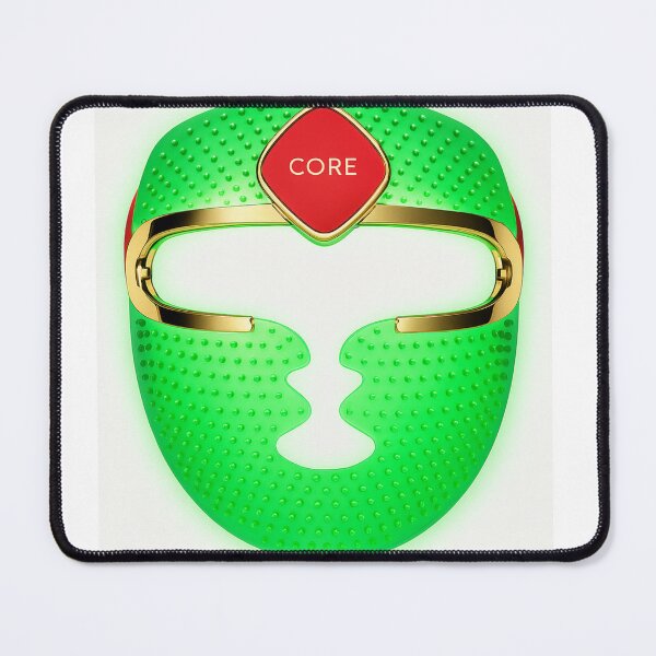 Item preview, Futuristic Green LED Face Mask – Cyberpunk Wellness Tech designed and sold by mayadesignshop.