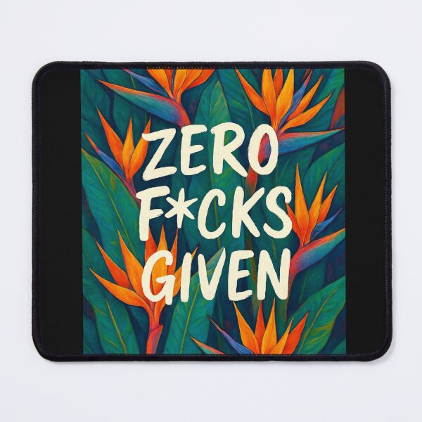 Item preview, Zero f*cks given designed and sold by Fies-und-Fein.