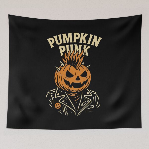 Item preview, Pumpkin Punk Halloween Punk designed and sold by ILLdex.