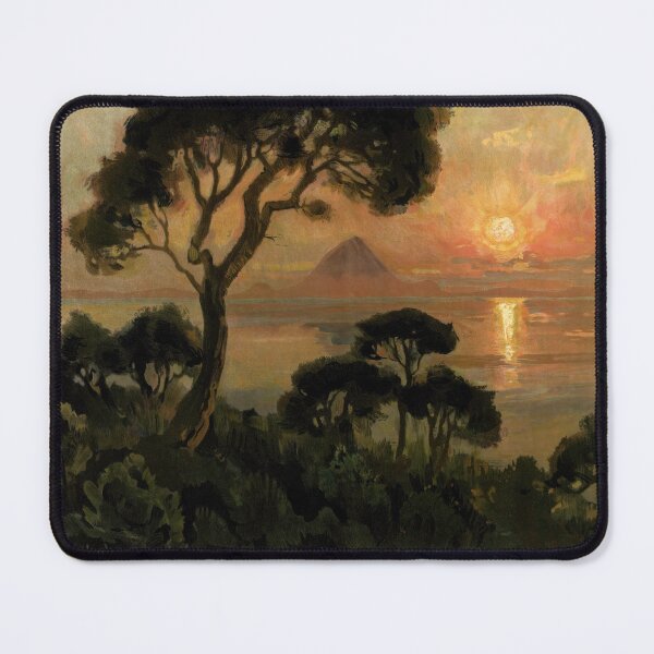 Item preview, Vintage Norway Travel Poster | Art Nouveau Midnight Sun | Norwegian Landscape with Bølgene Mountain | Early 20th Century Art designed and sold by artofuniverse.