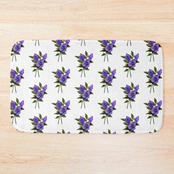 Item preview, Purple Pansies: Original Colour Pencil Drawing, Flowers designed and sold by JoyfulWhimsy.