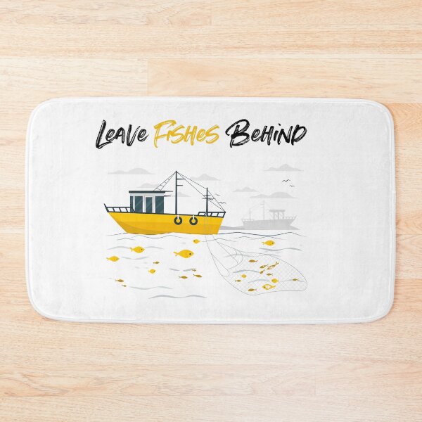 Item preview, Yellow Fishing Boat – Ocean Catch Scene designed and sold by windwander.