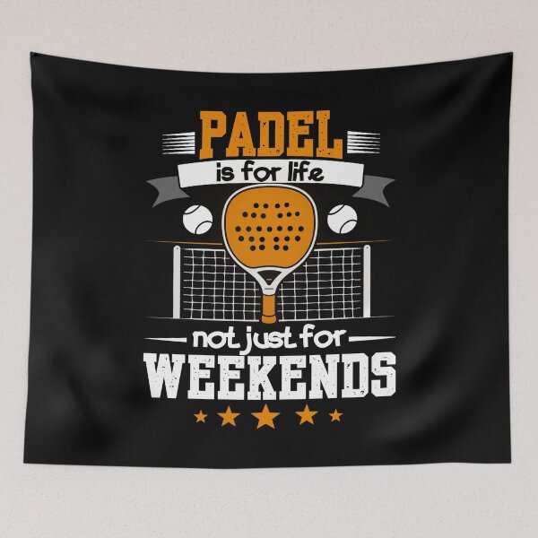 Item preview, Padel Funny Tennis Racket Sport Retro designed and sold by HimayaStudio.