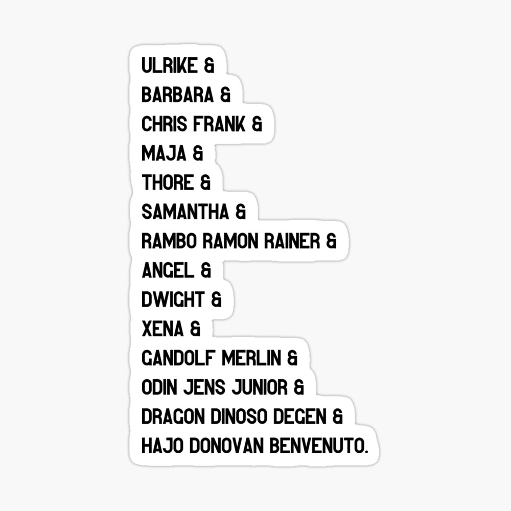 Meine 14 Kinder haben folgende Namen ... Essential T-Shirt