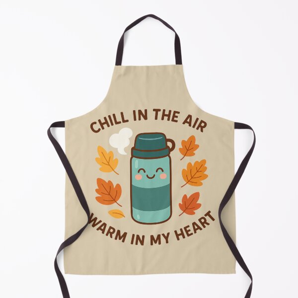 Item preview, Chill in the Air, Warm in My Heart – Cute Autumn Thermos designed and sold by BloomKind.