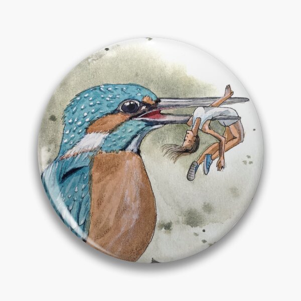 Item preview, Kingfisher having woman lunch designed and sold by milenab.