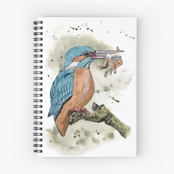 Item preview, Kingfisher having woman lunch designed and sold by milenab.