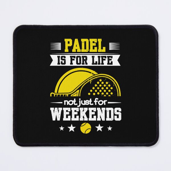 Item preview, Padel Is For Life, Not Just For Weekends - Funny Tennis Racket Sport Retro designed and sold by HimayaStudio.