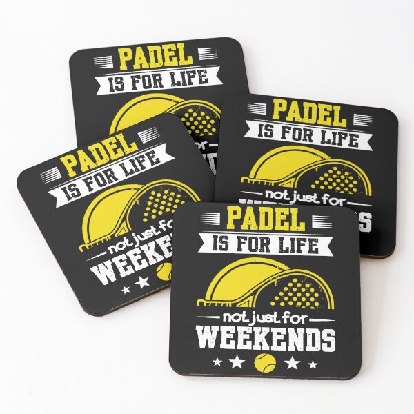Item preview, Padel Is For Life, Not Just For Weekends - Funny Tennis Racket Sport Retro designed and sold by HimayaStudio.