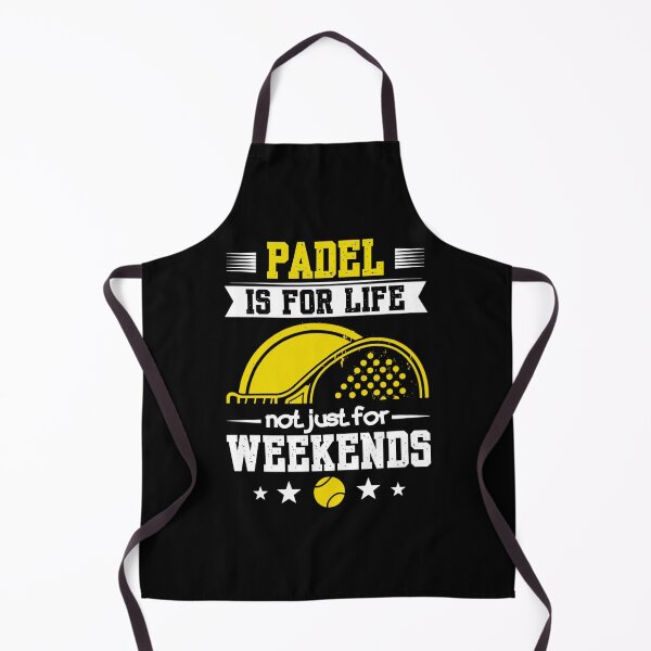 Item preview, Padel Is For Life, Not Just For Weekends - Funny Tennis Racket Sport Retro designed and sold by HimayaStudio.