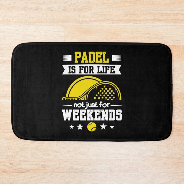 Item preview, Padel Is For Life, Not Just For Weekends - Funny Tennis Racket Sport Retro designed and sold by HimayaStudio.