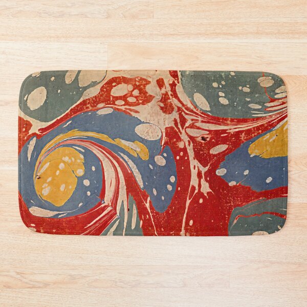 Item preview, Vintage Marbled Decorative Paper: Traditional Bookbinding Endpaper Design designed and sold by PinUpPizzazz.