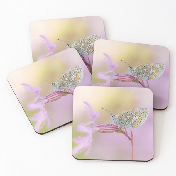 Item preview, Common Blue Butterfly On Ragged Robin  designed and sold by Alec Stewart.